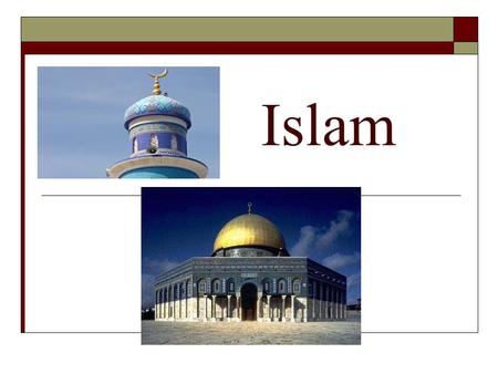 Islam. TThose that follow Islam are called Muslims. MMuslims believe that God (Allah) revealed their faith to humanity through various prophets at.