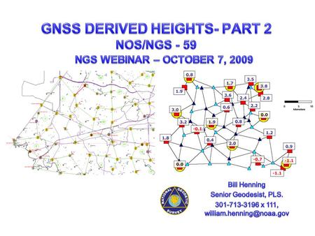 GNSS DERIVED HEIGHTS- PART 2 NOS/NGS - 59