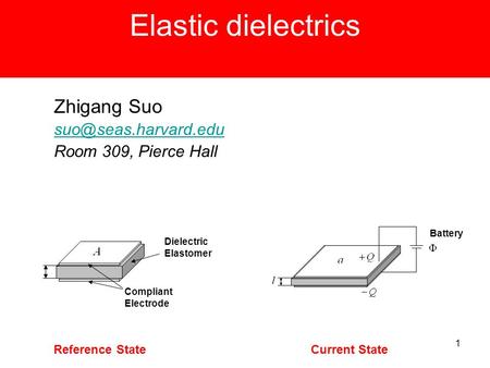 Zhigang Suo Room 309, Pierce Hall