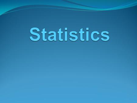 1. Mean - easy to calculate but is affected by extreme values - to calculate use: Sum of all values Total number of values e.g. Calculate the mean of.