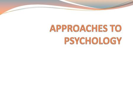 NEUROBIOLOGICAL Biological processes influence behaviors Genetic factors influence behaviors Brain chemistry, nervous system, and hormones Localization.