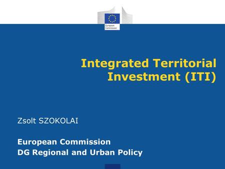 Integrated Territorial Investment (ITI)