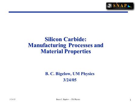 Silicon Carbide: Manufacturing Processes and Material Properties