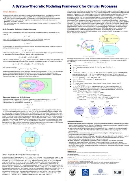 Where is the set of environmental stimuli and is the set of cellular responses. We consider then the following basal metabolism for normal operation: A.