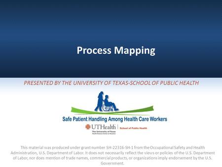 Presented By The University of Texas-School of Public Health