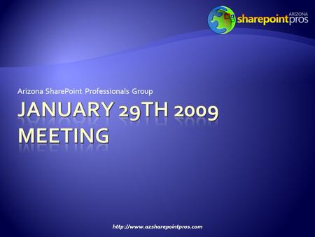 Arizona SharePoint Professionals Group.