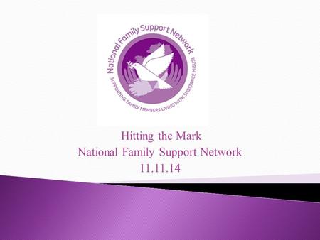 Hitting the Mark National Family Support Network 11.11.14.