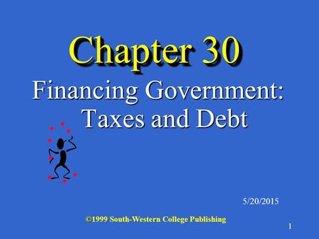 Financing Government: Taxes and Debt