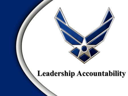 Leadership Accountability