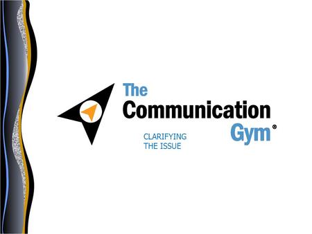 CLARIFYING THE ISSUE. Welcome to Clarifying the Issue! This Session will focus on getting to the heart of a customer service issue quickly and in a way.