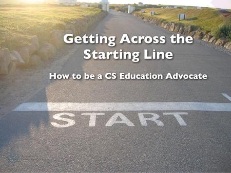 Who Am I? CS Education Reform State/Local Policy Curriculum Teachers Federal Policy National Profile/Medi a Strategy for Reform.