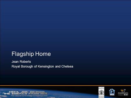 Flagship Home Jean Roberts Royal Borough of Kensington and Chelsea.