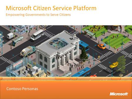 Microsoft Citizen Service Platform