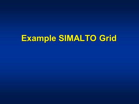 Example SIMALTO Grid.