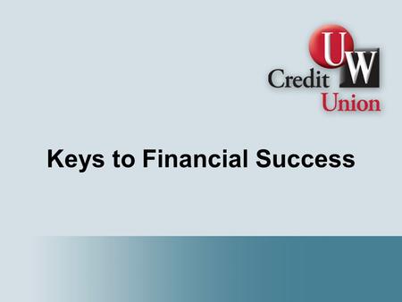 Keys to Financial Success