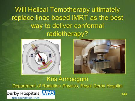 Department of Radiation Physics, Royal Derby Hospital