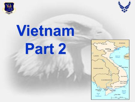 1 Vietnam Part 2. 2 Uses of Airpower Background Vietnam War was primarily a land war Vietnam War was primarily a land war Most air power used in conjunction.