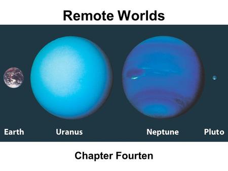 Remote Worlds Chapter Fourten. ASTR 111 – 003 Fall 2007 Lecture 12 Nov. 19, 2007 Introducing Astronomy (chap. 1-6) Introduction To Modern Astronomy I: