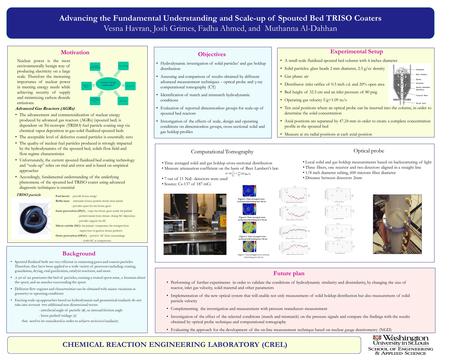 Motivation Advanced Gas Reactors (AGRs) The advancement and commercialization of nuclear energy produced by advanced gas reactors (AGRs) (spouted bed)