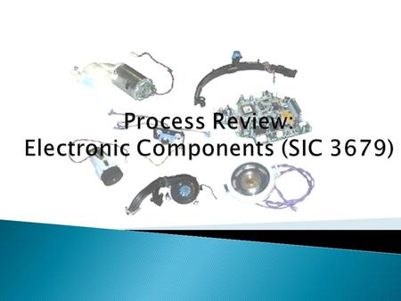  Firms engaged in the manufacturing of a variety of miscellaneous devices that are elements of larger electronic/electromechanical systems. ◦ Common.