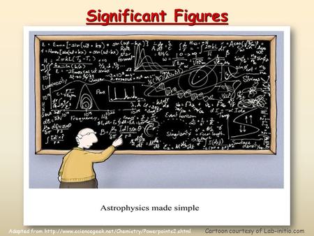 Significant Figures Cartoon courtesy of Lab-initio.com