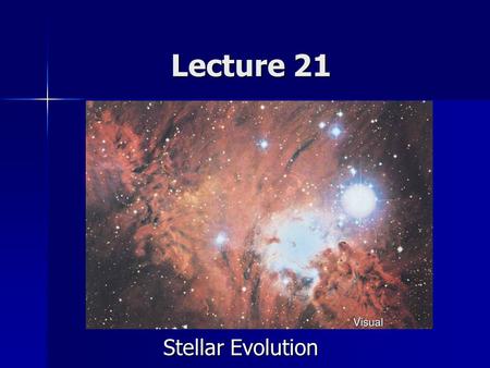 Lecture 21 Stellar Evolution. Announcements Homework 11 due now Homework 11 due now Homework 12 – Due Monday April 30 Homework 12 – Due Monday April 30.