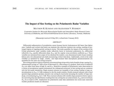 Size Sorting in Bulk & Bin Models Onset of precip – development of particles large enough to sediment relative to cloud droplets & ice crystals. Larger.