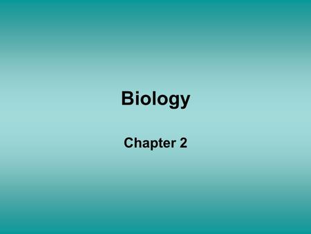 Biology Chapter 2. Matter Anything that has mass and volume Elements = simplest stable form of matter Made of atoms Compounds = chemically combined elements.