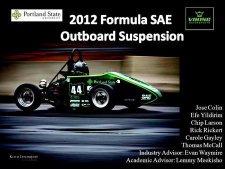 2012 Formula SAE Outboard Suspension