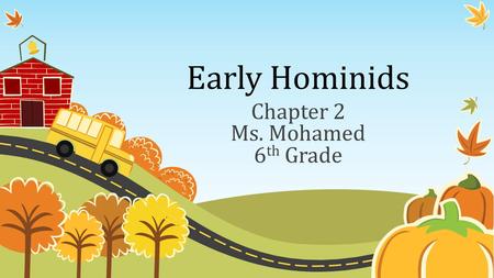 Chapter 2 Ms. Mohamed 6th Grade