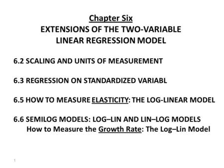 LINEAR REGRESSION MODEL