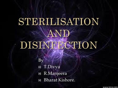 By  T.Divya  R.Manjeera  Bharat Kishore..  Wear gloves  Wash hands after working with infectious materials  Disinfect all instruments after use.