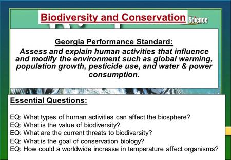 Georgia Performance Standard: