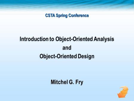 Module 2: Object-Oriented Programming