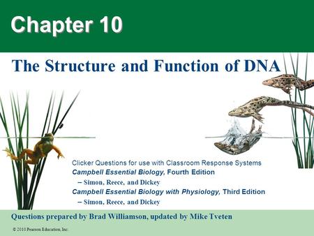 The Structure and Function of DNA