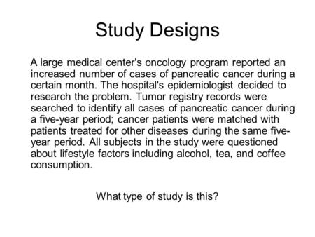 What type of study is this?