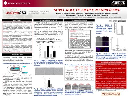 Endothelial Monocyte-Activating Polypeptide II (EMAP II) is a pro- inflammatory, anti-angiogenic and pro-apoptotic cytokine. Given its role in inflammation.