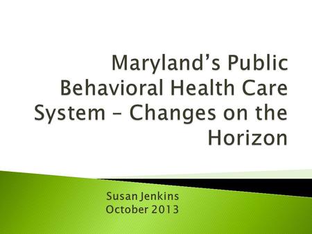 Susan Jenkins October 2013. Over 47 million non-elderly Americans were uninsured in 2012. Decreasing the number of uninsured is a key goal of the Affordable.