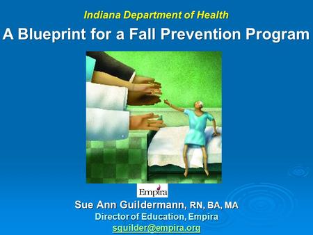 A Blueprint for a Fall Prevention Program