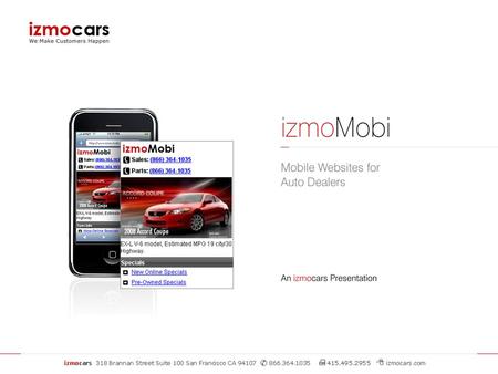 Mobile phones are more and more Internet ready, and mobile use of the Internet is increasing. Consumer habits are changing and auto dealers have to cater.