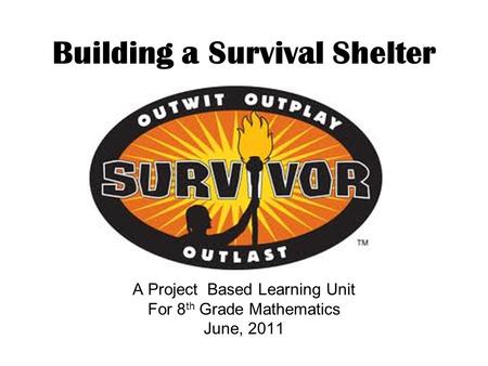 Building a Survival Shelter