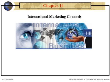 International Marketing Channels