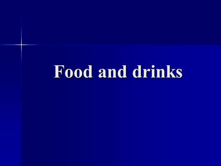 Food and drinks Food and drinks. Let's train our tongues: Let's train our tongues: [i:] – sweet, tea, meat, cheese, beef [i:] – sweet, tea, meat, cheese,