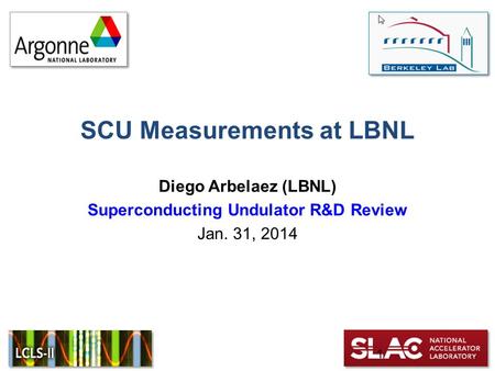 SCU Measurements at LBNL