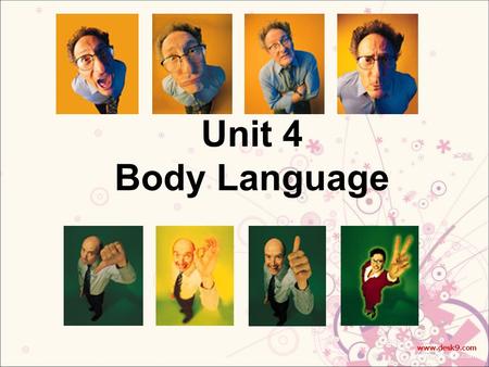 Unit 4 Body Language.