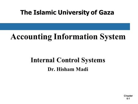 The Islamic University of Gaza