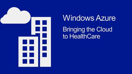 Who are we? Why Windows Azure? Where is Windows Azure? What is it good for? How can you get it? How is it supported? What are the key scenarios? Feel.