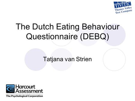 The Dutch Eating Behaviour Questionnaire (DEBQ)