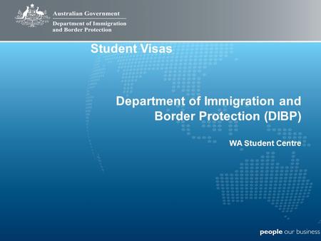 Department of Immigration and Border Protection (DIBP)