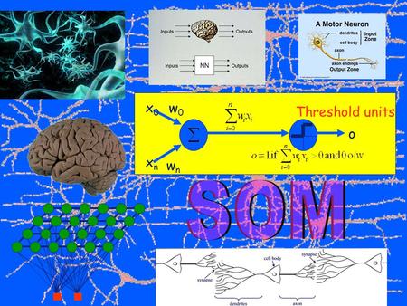 X0 xn w0 wn o Threshold units SOM.